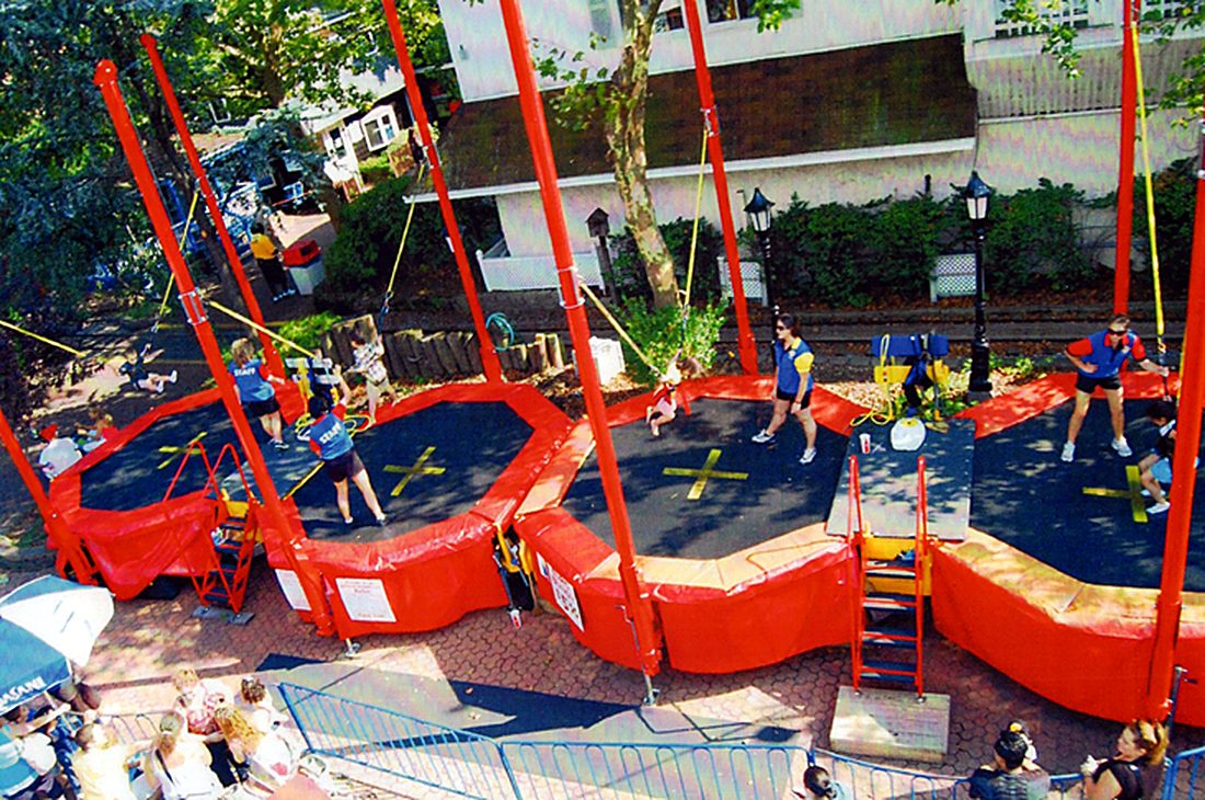 Trampoline Thing II M40 on location