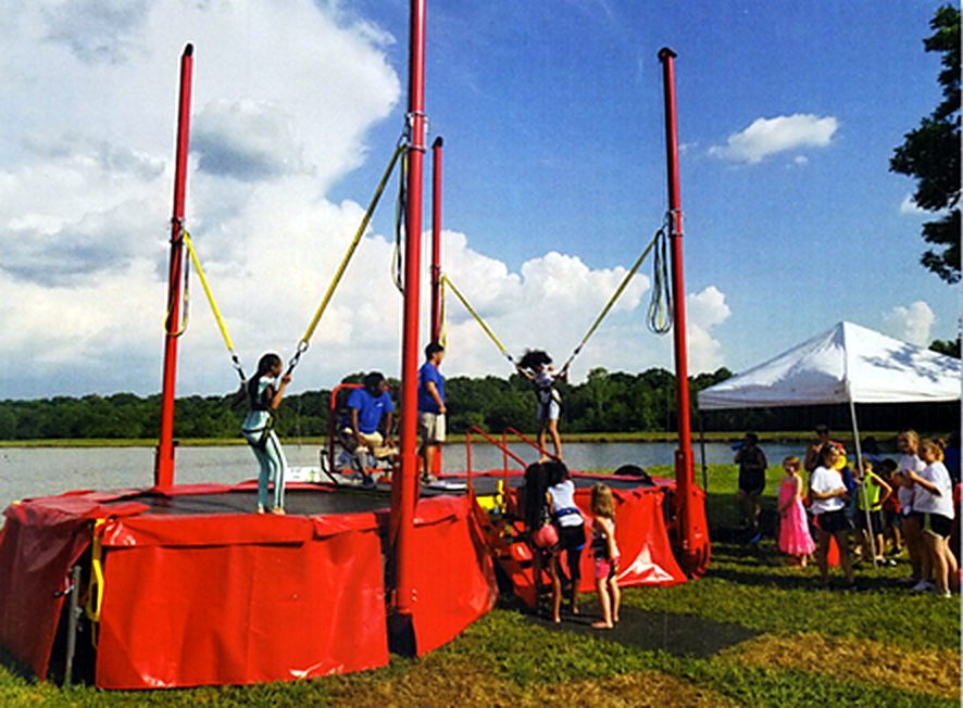 Trampoline Thing II M40 on location